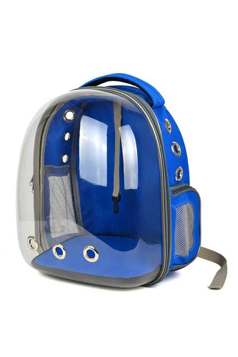 Manken İstanbul Şeffaf Astronot Kedi Köpek Taşıma Çantası