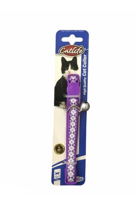 Catlife Kedi Boyun Tasması Mor 28 Cm