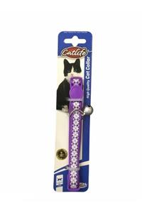 Catlife Kedi Boyun Tasması Mor 28 Cm