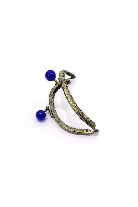 Hobizubi Metal Çanta Sapı 9 Cm Oval Mavi