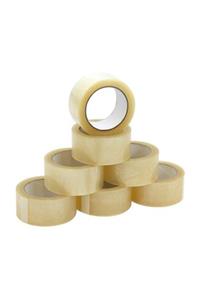 ZEN GRUP 7 Adet 45mm X 100mt Şeffaf Koli Bandı Süper Kalite Koli Bantı Standart