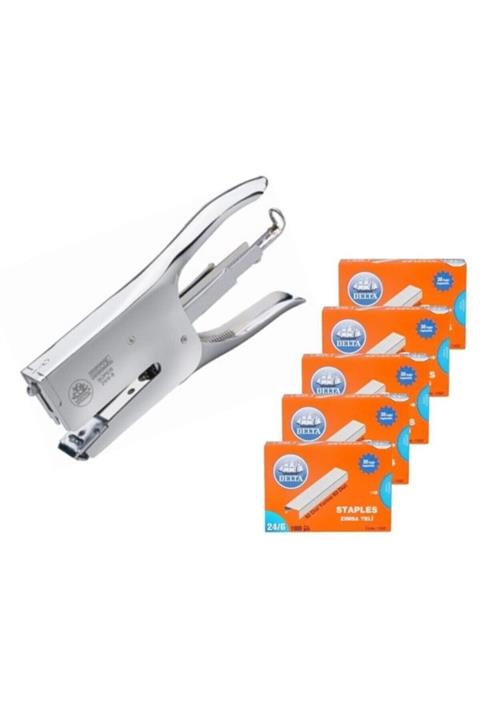 Delta 105 Çelik Pens Zımba Makinesi + 5 Adet Zımba Teli 05.01.sd05.0003-5-adet-tel