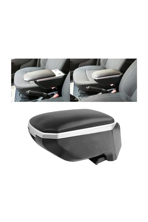 AutoEN S Dacia LOGAN MCV 2011 Model Kolçak Kol Dayama DELME YOK- Siyah-Gri