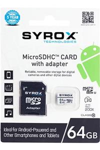 Syrox Hafıza Kartı 64 Gb