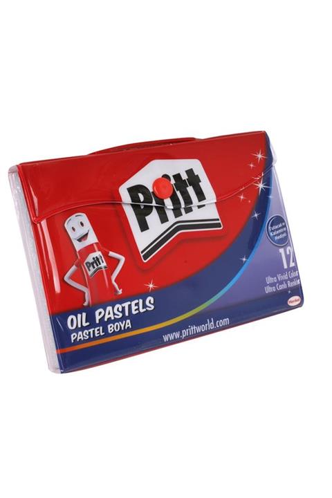 Pritt Marka: 12 Renk Çantalı Pastel Boya 1048062