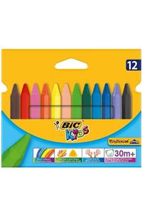 Bic Kids Plastidecor Üçgen 12'li Pastel Boya 8297732