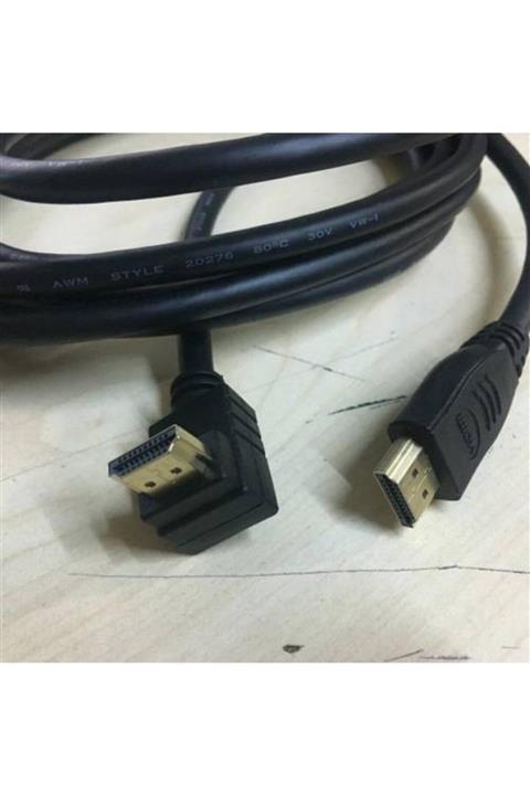 Platoon 3 Metre Hdmi L Kablo 90 Derece Hdmı Dirsek Hdmi Kaliteli