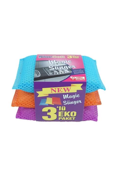 Kesepak Mikrofiber Sünger 3 Adetli