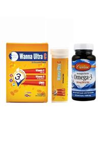 WANNA Ultrac 20 Efervesan+Charlson Omega 3