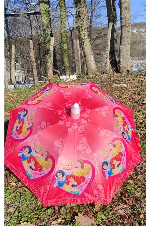 Mia Prenses Modelli Bardaklı Çocuk Şemsiyesi
