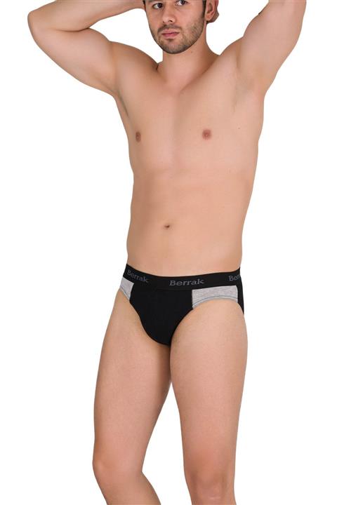 Berrak Erkek Siyah 2'li Lyc.strech Slip