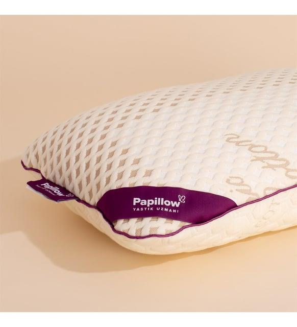 PAPILLOW Innovation Organic Cotton Lateks Yastık Queen 60*40*12 Gold