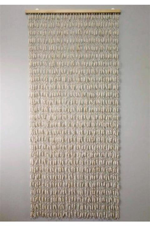 PARK AVM Naturel Hasır Kapı Perdesi Halat Örgülü 90x190 Cm. 36 Sıra