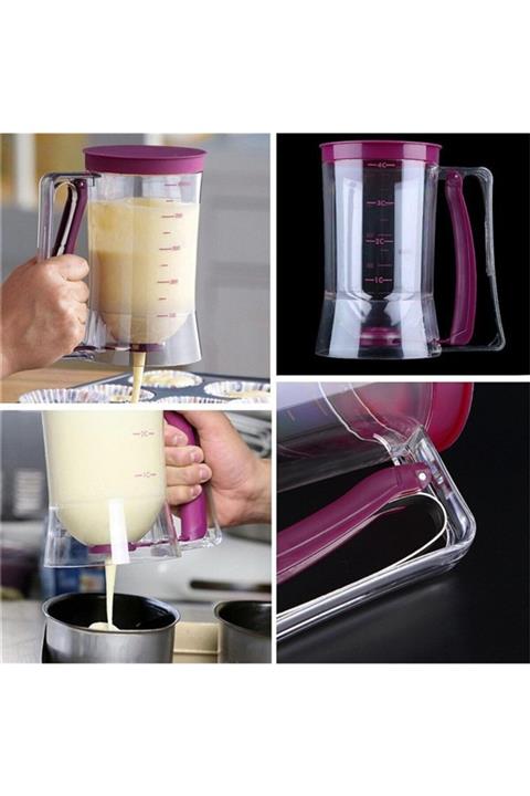 aksuticaret Hamur Dağıtıcı Ölçekli - Krep Makinesi - Pancake Makinesi