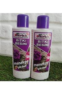 TROPİKAL Menekşe Bitki Besini 2 Adet 225 Ml Afrika Menekşesi Sıvı Besin Çiçek Gübresi Bitki Vitamini