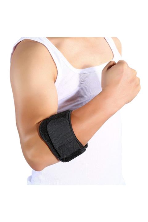 KOZMED Tenis Golf Basketbol Fitness Epikondilit Bandajı Ayarlanabilir Her Bedene Uygun Epikondilit Koruyucu