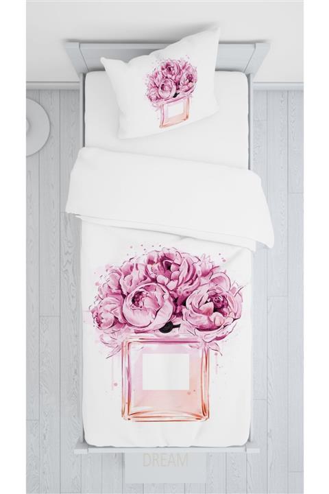 halımarkt Pembe Parfüm Sadece Yatak Örtüsü 140x220 Hm-b79