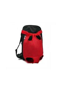 Oripet Kedi Köpek Ana Kucağı Taşıma Çantası Ayaklı Kırmızı 25x35 Cm