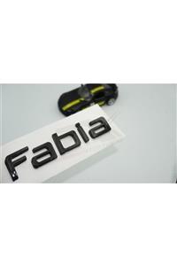 Skoda Fabia Bagaj Parlak Siyah Abs 3m 3d Yazı Logo Amblem