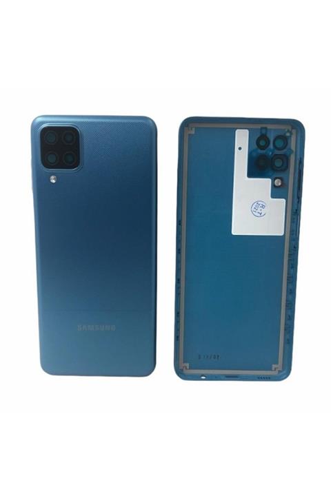 KDR Samsung Galaxy A12 A125 Kasa Pil Kapağı Mavi