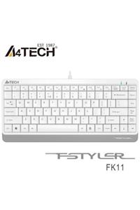 A4 Tech Fk11 Q Usb Kablolu Mm Mini Klavye Beyaz