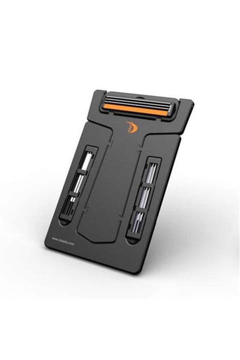 Çeşitli Carzor Seyahat 3 Bıçaklı Kart Tıraş Bıçağı Organizer Box Hediyeli 713922