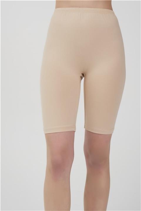 BAYKAR Kadın Yarım Tayt 3'lü Set 8025 Ten Rengi