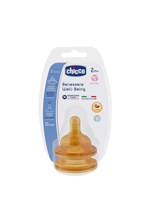 Chicco Biberon Emziği 2 Ay+ Akış Ayarlı 2li Kauçuk