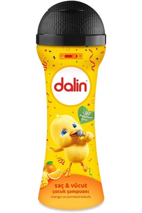 Dalin Mikrofon Şişe Mango ve Portakal Saç ve Vücut Şampuanı 250ml