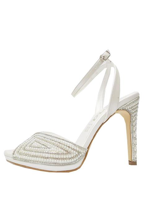 JENA 1339 Fashion Taşlı Abiye Kadın Sandalet