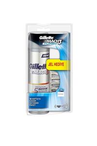 Gillette Mach3 Turbo Yedek Tıraş Bıçağı 4' 'Lü (200 ml Tıraş Jeli Hediyeli!)