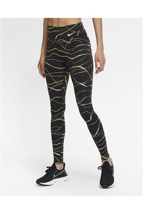 Nike Kadın Siyah Koşu Tayt