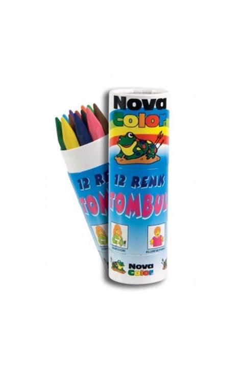 Nova Color Novacolor 12'li Tüp Mum Boya Tombul Nc-2115