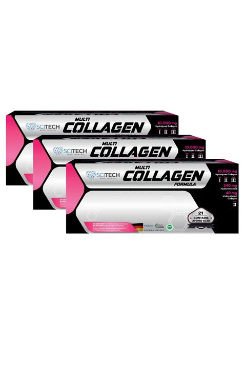 SciTech Multi Collagen Formula Kolajen Ve Vitamin Takviyesi 11,2 gr X 30 Saşe 3 Adet
