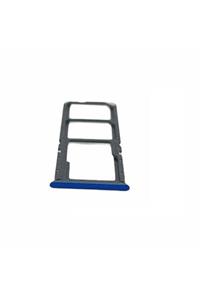 KDR Oppo A5 2020 Uyumlu Sim Kart Kapağı Tepsisi Mavi