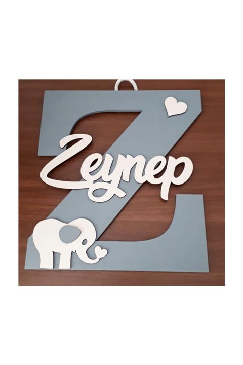 PRENSES ATÖLYE Bebek Doğum Odası Kapı Süsü