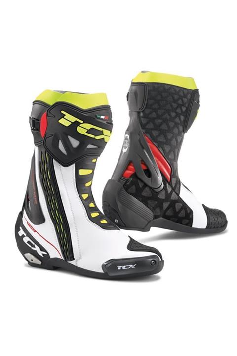 Tcx Rt-race Çizme (beyaz-kırmızı Neon Sarı)