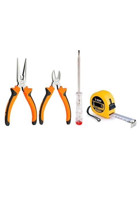 QNİAY Mini Yankeski Kargaburun + Kontrol Kalemi + Şerit Metre 3 Mt