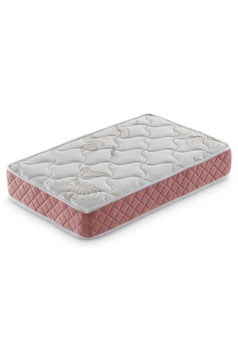 Sleep Corner Pembe Ortopedik Bebek Beşik Yatağı 70x130