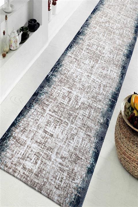 Payidar Halı Gold Plus 2632a 120 X 600 Cm Lacivert/vizon Kesme Yolluk Halı