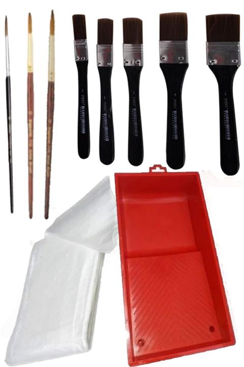 FırsatYapıMarket Ipek Uçlu Fırça Seti 10 Parça