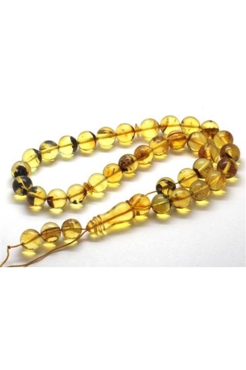 Tesbihcizadem Tesbih/fosilli Baltık Kehribar