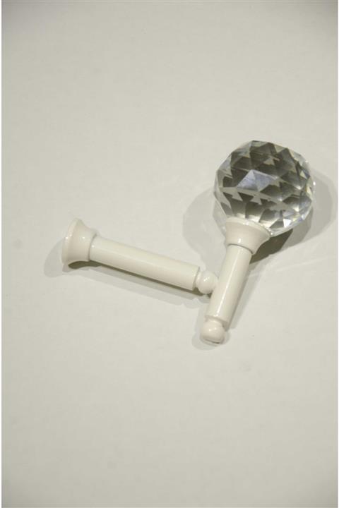 Saççax Exclusive Beyaz Renk Yan Fon Lüks Pipo Renso Perde Aksesuarı