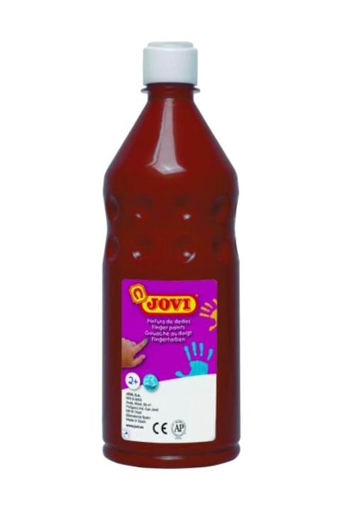 Jovi 750 Ml Kahverengi Parmak Boyası (Ekonomik Şişe Ambalaj) /