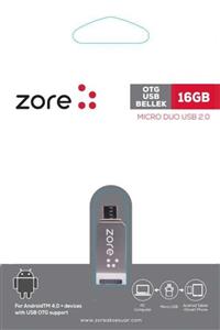 TeknoDuvar Zore Om1 Micro Usb Metal Otg 16 Gb Bellek Hafıza Kartı