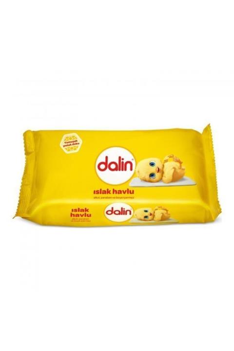 Dalin 56lı Islak Mendil Yumuşak Petek Dokulu