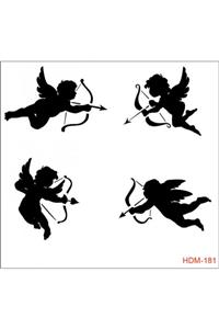Cadence Melek Temalı Stencil (şablon) 25x25 Cm
