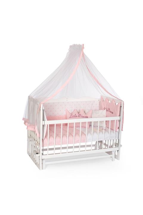 Carino Wins Ahşap 60x120 Beyaz Renk Sallanır Anne Yanı Beşik Uyku Setli Ve Yataklı Asybyz60x120pn
