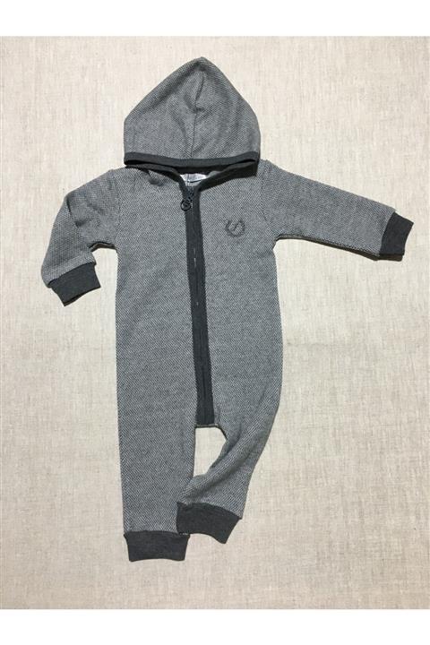 FIORELLA Fıo Kapüşonlu Gri Tulum