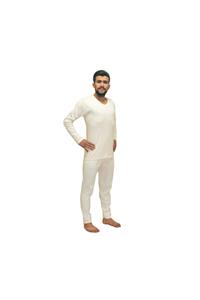 Bora %100 Pamuk Krem Takım Alt Üst Içlik Takım